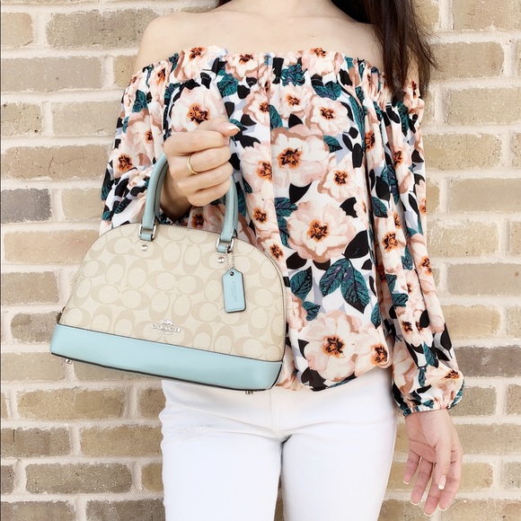 Coach Purse dome satchel bag crossbody - Picture 2 of 4